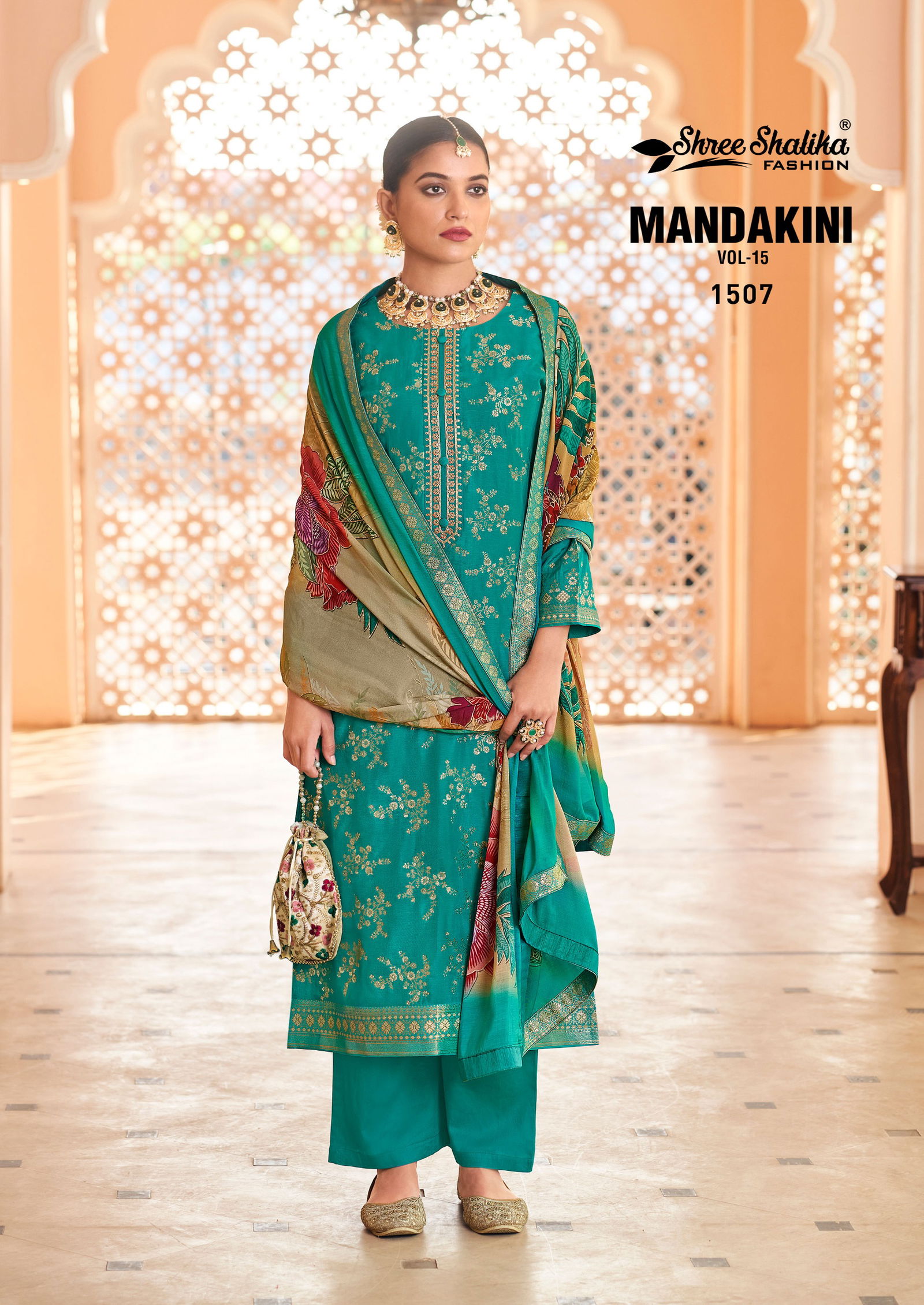 Mandakini Vol 15 By Shree Shalika Viscose Designer Salwar Kameez Suppliers In India